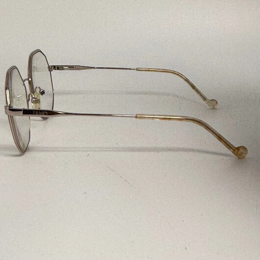 Liu Jo LJ2131 721 Rose Gold Octagon Geometric Eyeglass Frames 54-18-135